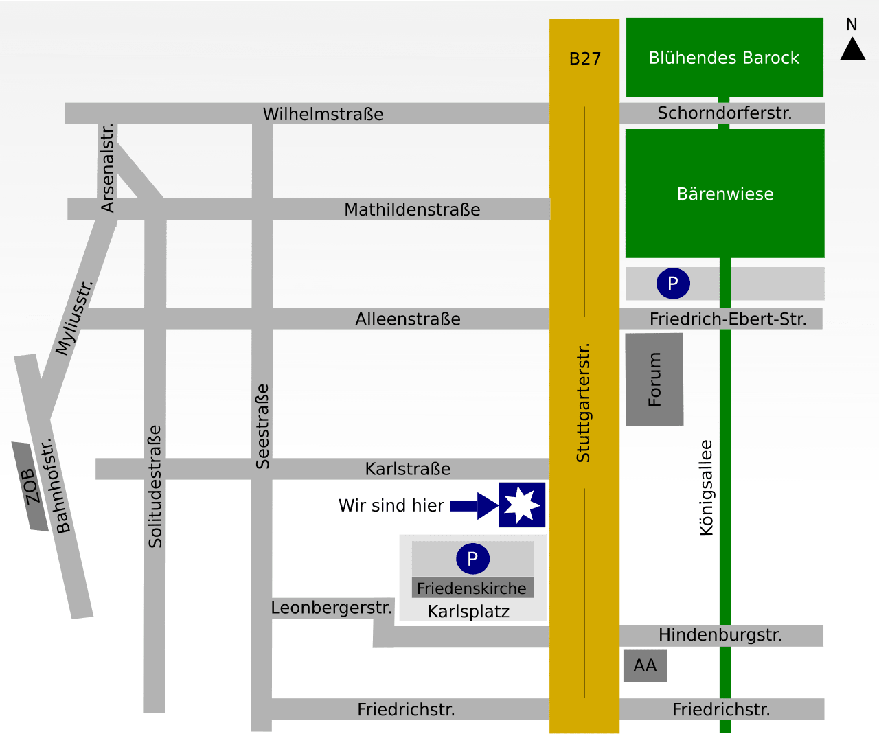 Anfahrtsskizze